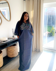 Sequin Silk Boubou Dress