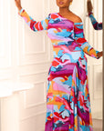 The Sunset Symphony Gown