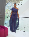The Sapphire Veil Gown
